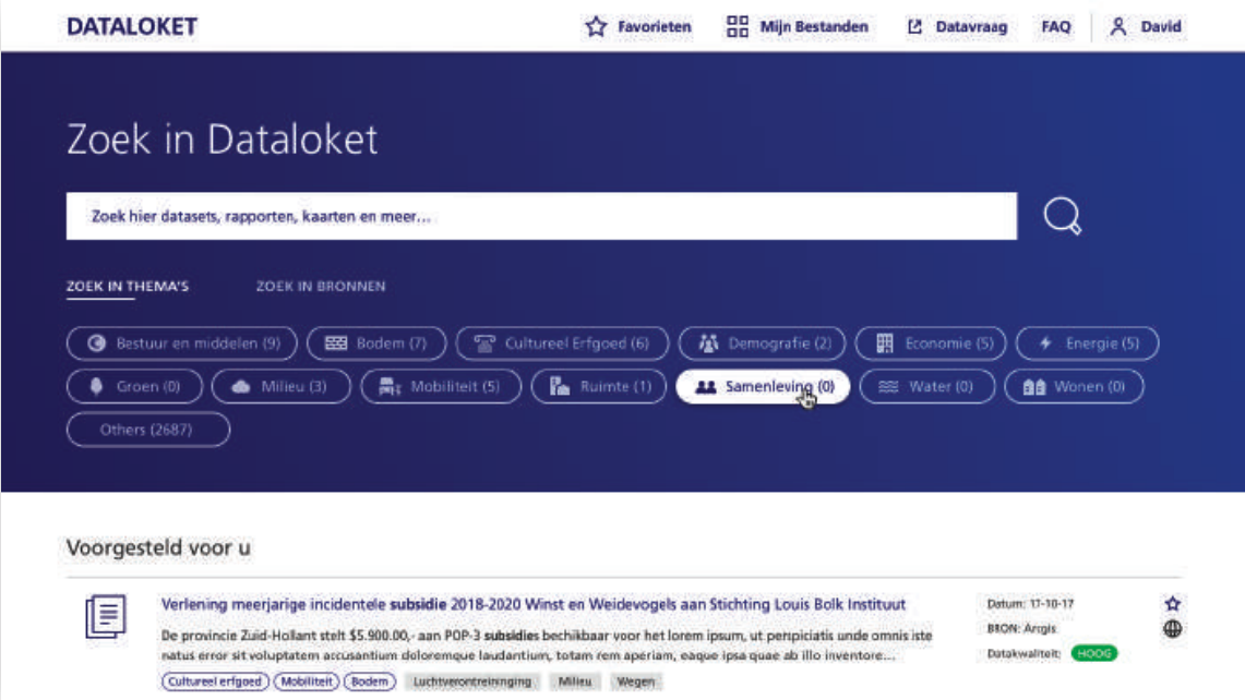 Dataloket_zoekfunctie Dataloket